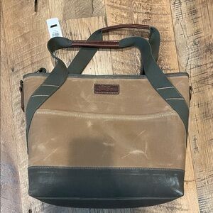 L.L. Bean Waxed Canvas Insulated Tote